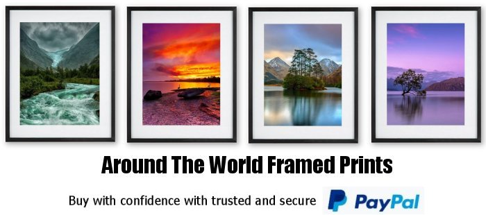 Around The World Framed Prints